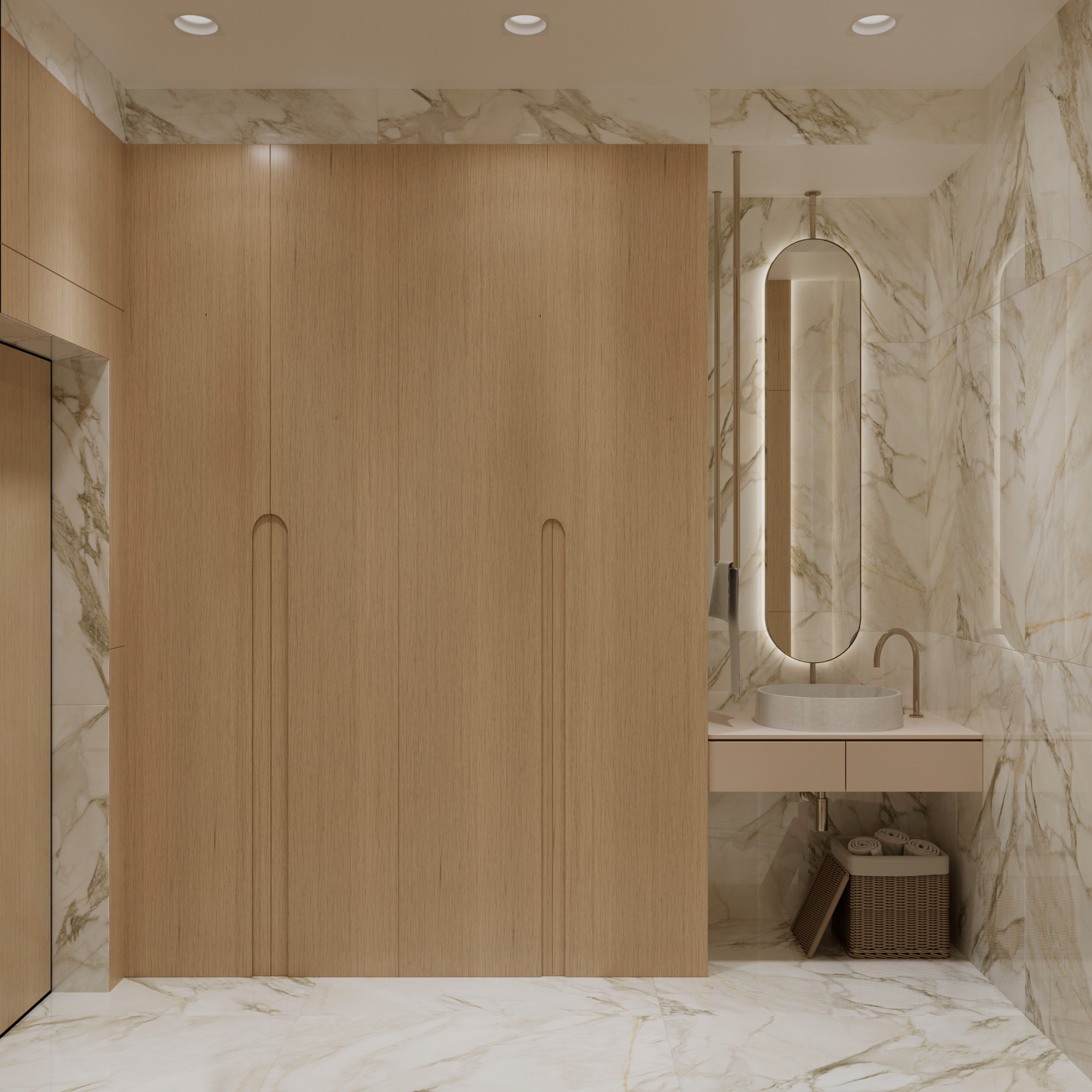 AURORA BEIGE — Элегантность мрамора в вашем интерьере FP1016-A Arcadia Ceramica - Вид №2