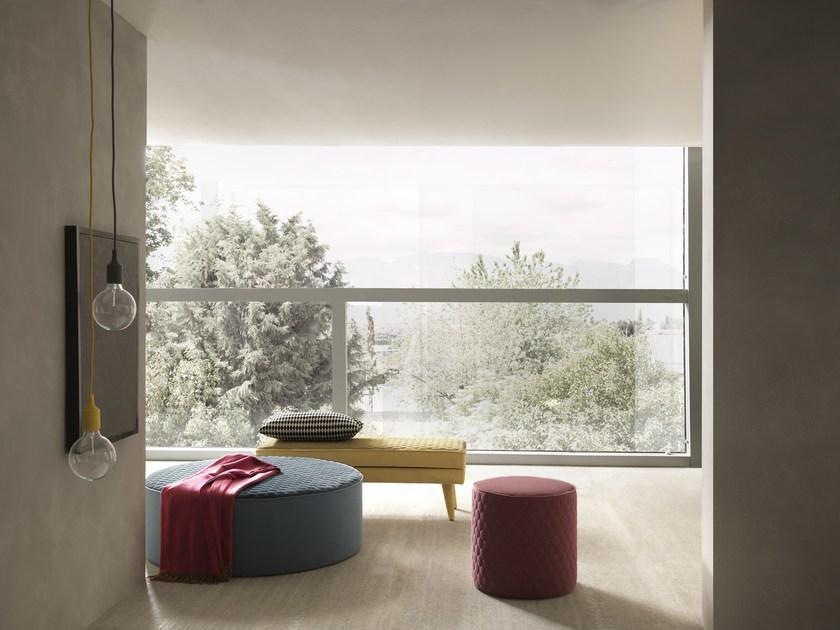 Bolzan Letti Мягкая скамейка тканью в современном стиле Corolle sun-id-1421070 - Вид №2