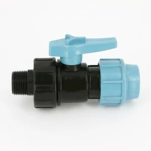 Кран обжим-Н Unidelta 32 х 1" для труб ПНД полипропилен PP-B