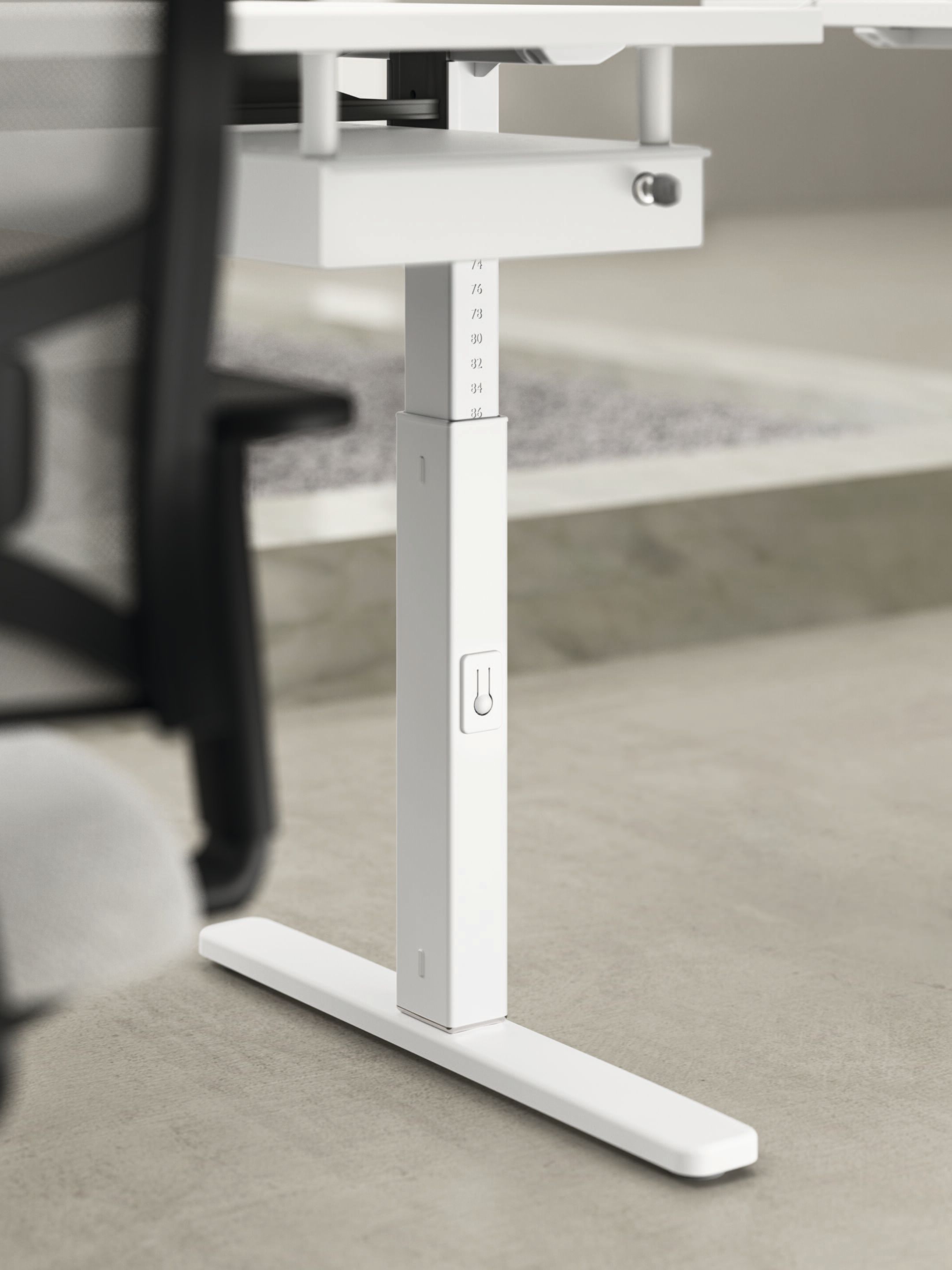 Секционный стол из меламина и металла DVO Nobu ARCH-00051632 - Вид №1