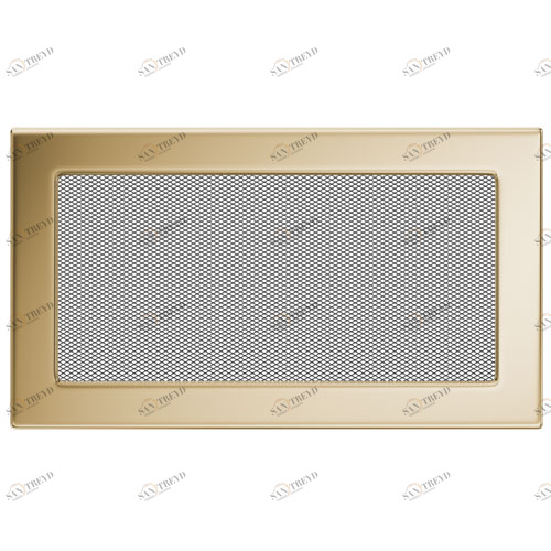 Вентиляционная решетка Kratki 17х30 (золото) 4145