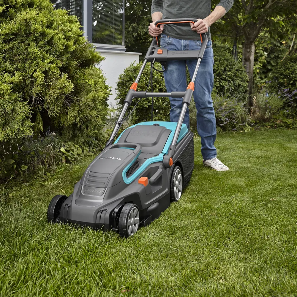Газонокосилка электрическая Gardena PowerMax 1600/37 1600 Вт 37 см 14477459 STLM-2077132  - Вид №5