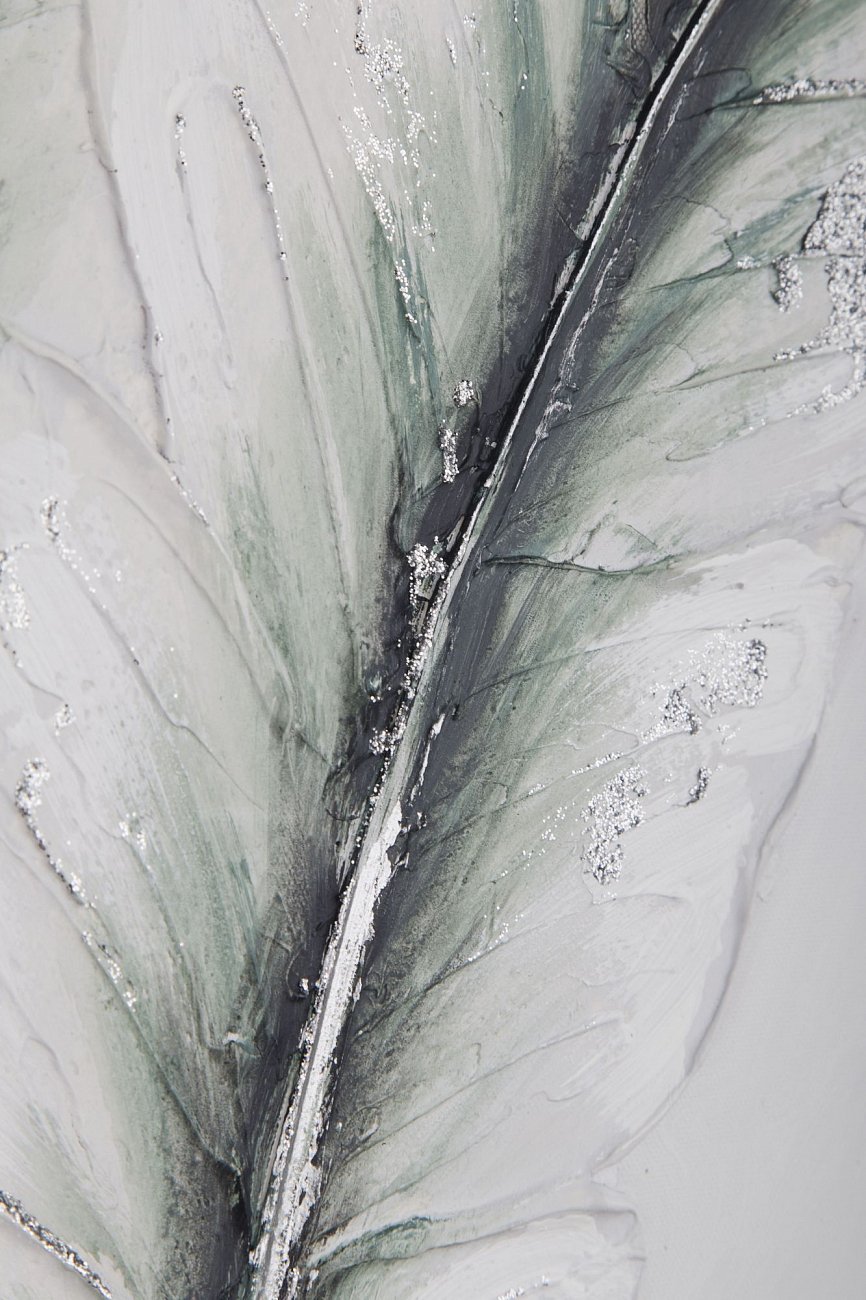 Картина на холсте перья 30х90 см Tomas Stern TOMAS STERN  00-3872601 Белый;серый;разноцветный  - Вид №1