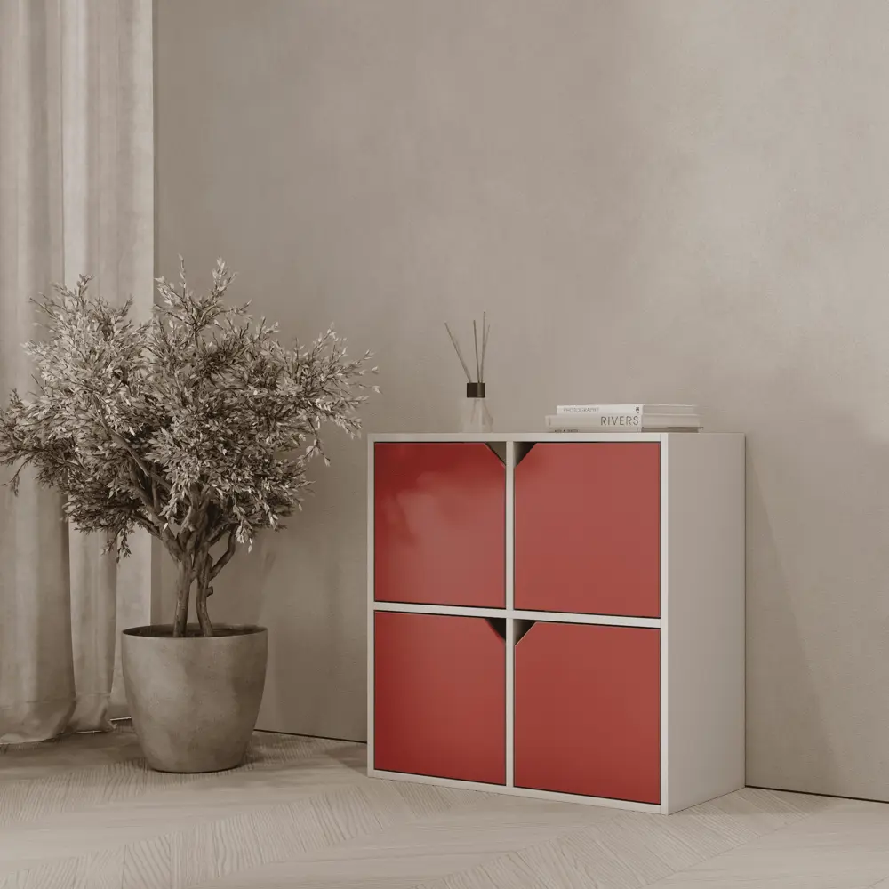 Дверь KONSENSA 32.2x32.2x1.6 см ЛДСП цвет красный 89450967 STLM-2165199 Отсутствует - Вид №3