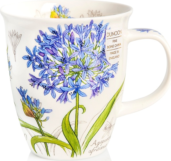 10607638 Dunoon Кружка Dunoon "Агапантюс.Невис" 480мл Фарфор костяной 