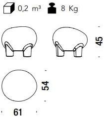 Moroso Пуф из кожи sun-id-1435594 - Вид №8
