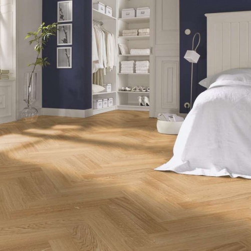 Паркет Ёлка Meister PS 400 Stab Гармония 8042 Дуб Натур с брашью (Текстурированная) 500х100 мм 2300200050 - Вид №7