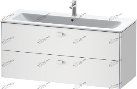 BR410401818 Brioso Тумбочка подвесная Белый матовый, декор Duravit