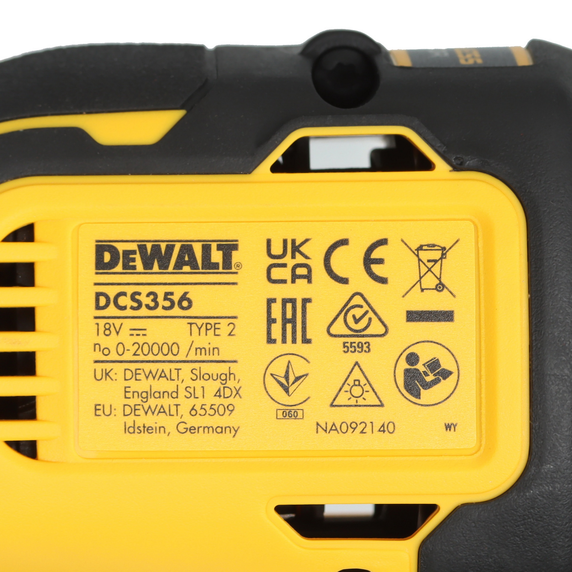 Реноватор DeWalt DCS356N XR FLEXVOLТ 18/54V , Без ЗУ, Без АКБ 5443657 STDN-0000641 - Вид №4