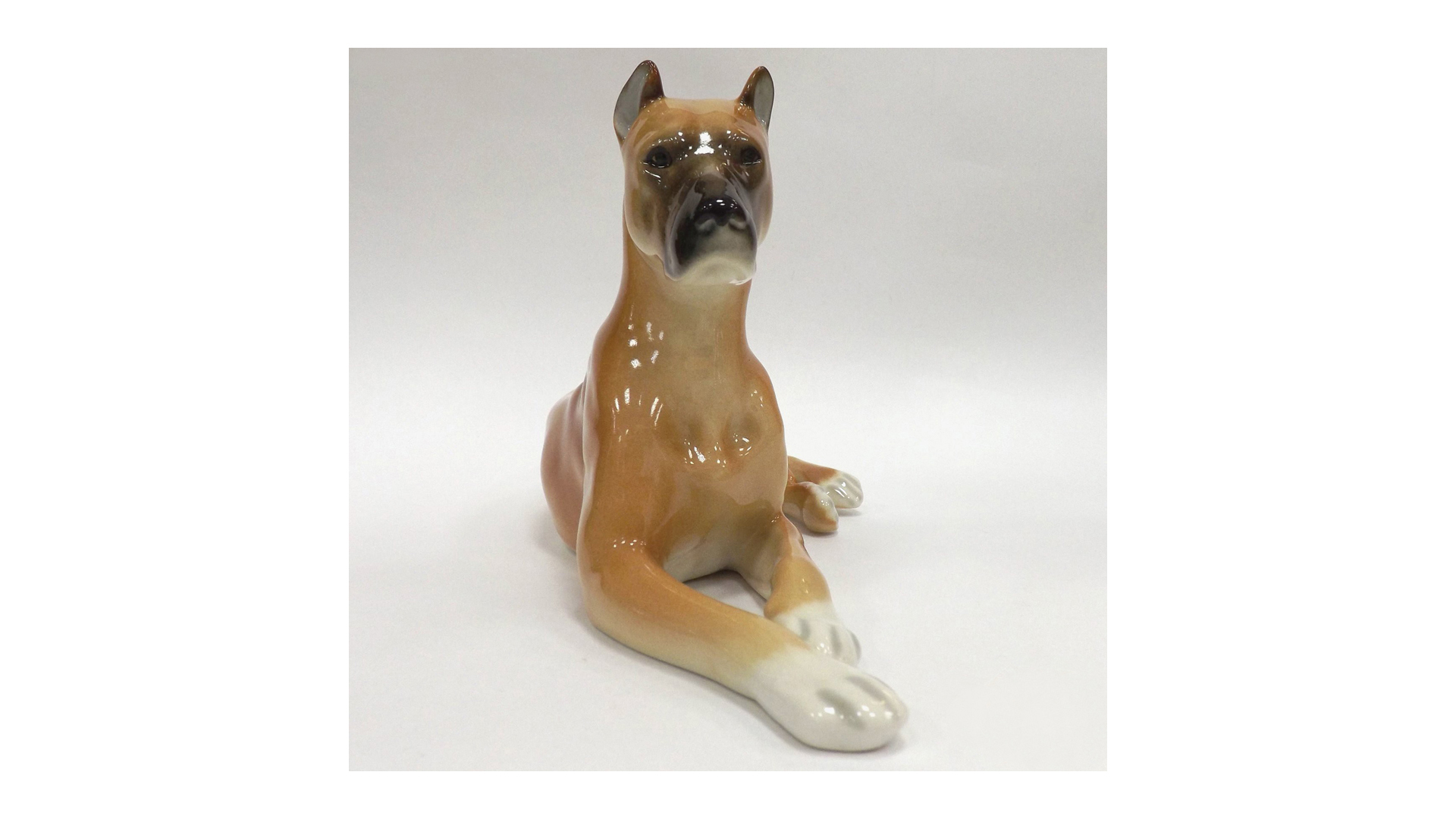 80318 Императорский фарфоровый завод Скульптура "Дог" Фарфор твердый  - Вид №4