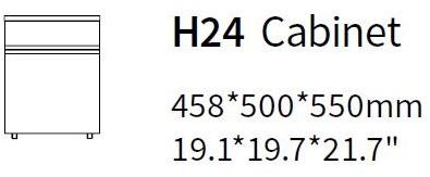 HC28 Cosmo Комод из фанерованной древесины Teahouse H21 / h24 - Вид №2