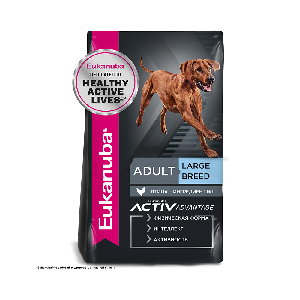 ПР0033062 Корм для собак для крупных пород сух. 15кг Eukanuba 