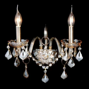 Бра Newport 11202/A antique brass NEWPORT СВЕЧА 077772 Прозрачный;серебро