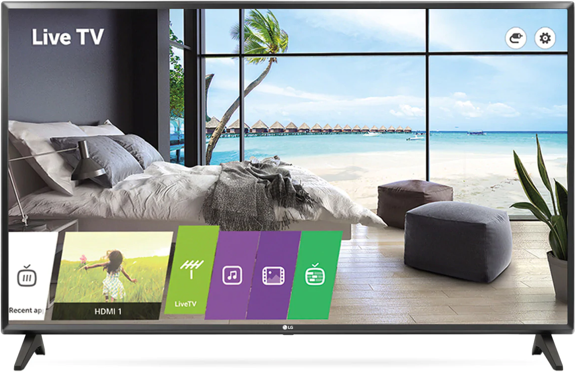 32LT340C led commercial tv 32", hd, 1366x768, frame rate 50hz, dvb-t2/c/s2, welcome screen, hotel mode, usb auto play back, rs-232, hdmi, lan, component, av LG Santreyd 