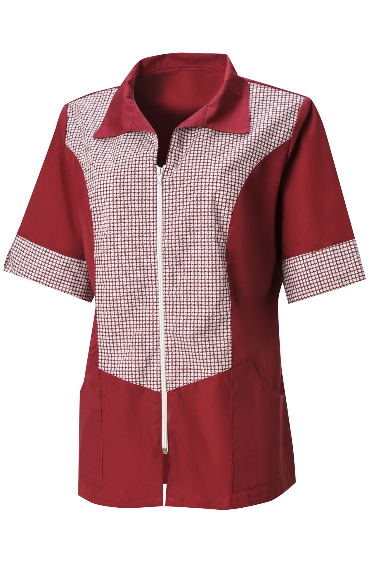 66100 Костюм "Грация" бордо  Одежда для обслуживающего персонала  размер 48 Спецодежда  - Вид №1