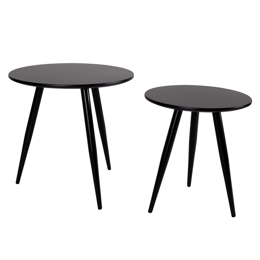 Набор столиков Daven черный, 2 шт White Label Living 2300076 - Вид №4