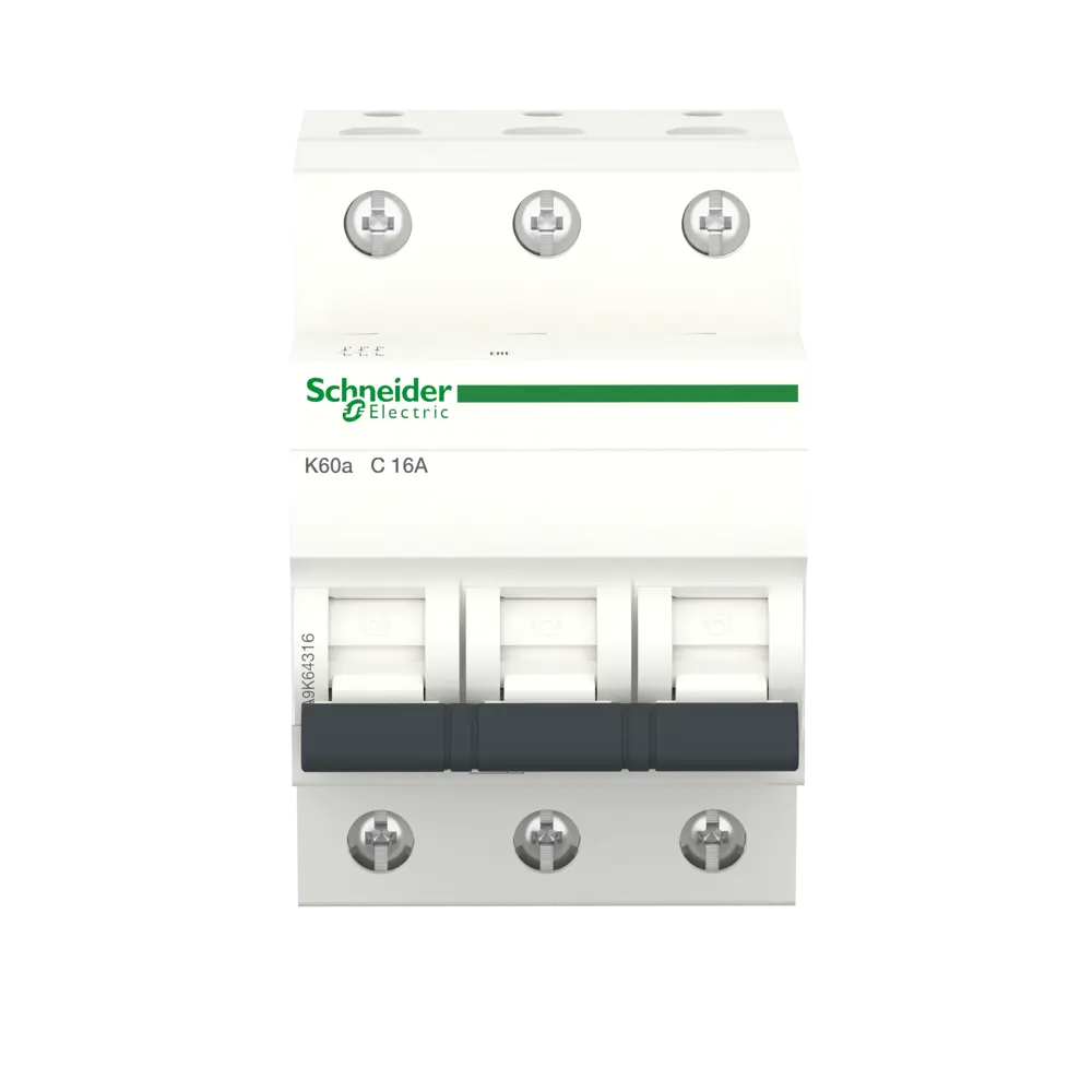 Автоматический выключатель Systeme Electric Acti9 3P C16 А 4.5 кА 82850899 STLM-2128790  - Вид №1