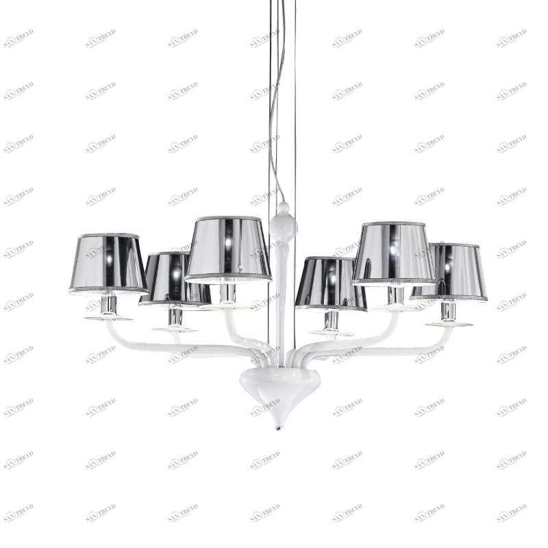 Люстра 2010/6 FU от Sylcom хром/дымчатая SYLCOM ДИЗАЙНЕРСКИЕ 247043 Хром 