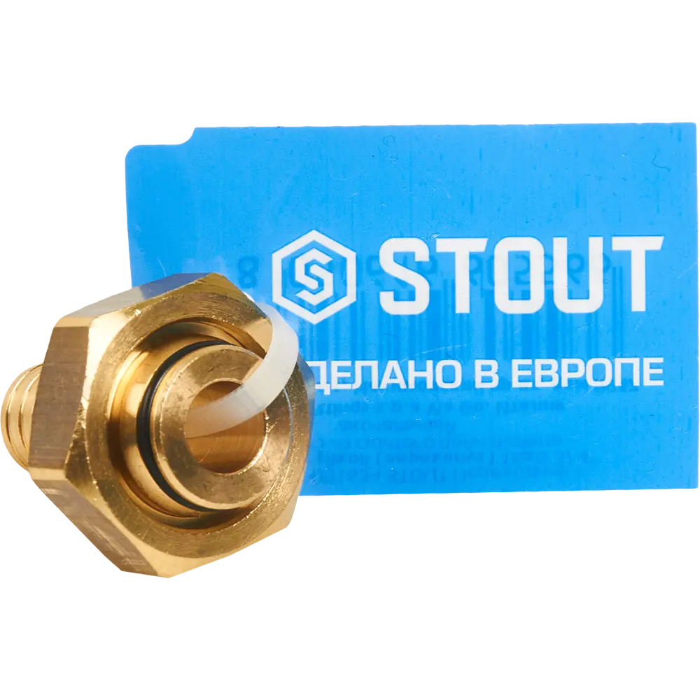 STOUT Евроконус переходной 3/4"×16 мм для систем отопления и водоснабжения 82197844 STLM-0021733 - Вид №2