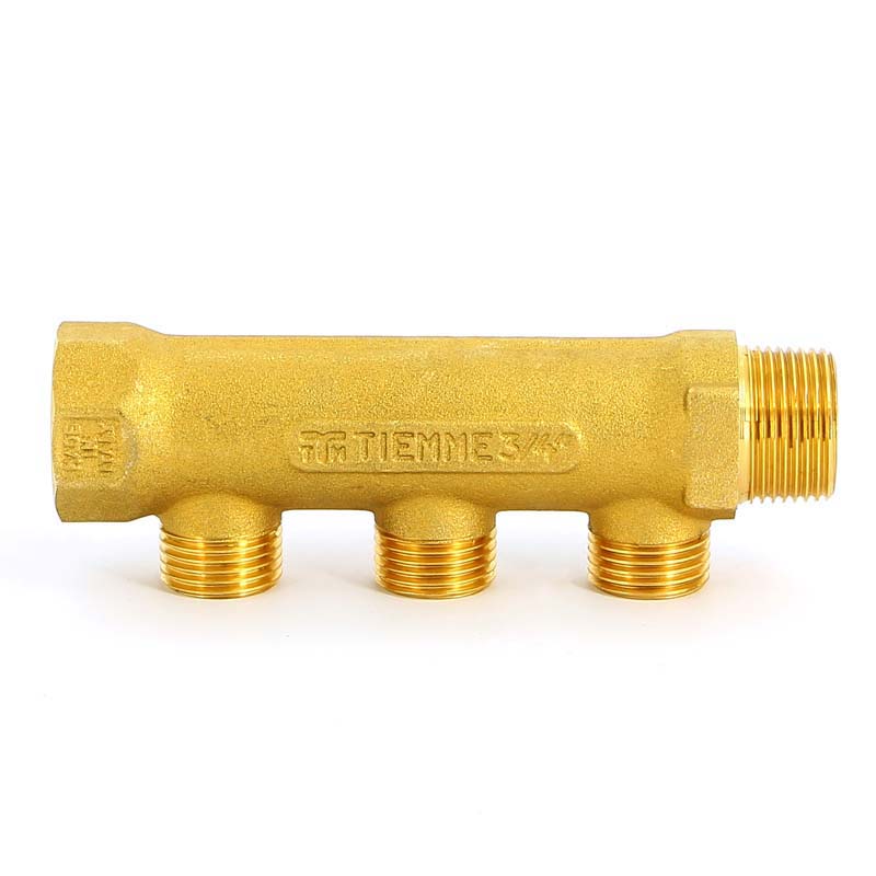 Коллектор НВ 3/4" TIEMME 3 выхода 1/2"Н 36мм 1910002 - Вид №4