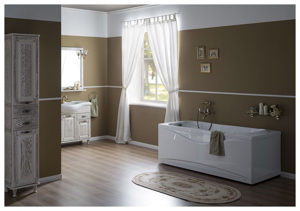 Акриловая ванна Aquanet Viola 180x75 (каркас + смеситель Aquanet Practic 2 AF111-63B) 002040470020404800216780 - Вид №4