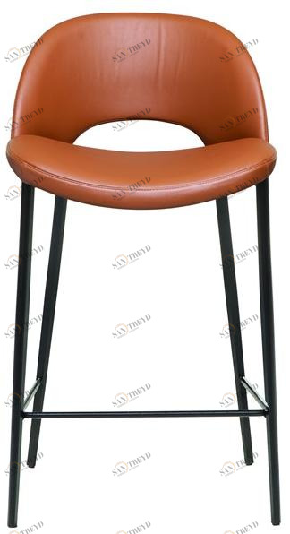 Tonin Casa Кожаный табурет на металлической основе Beetle sun-id-1490926