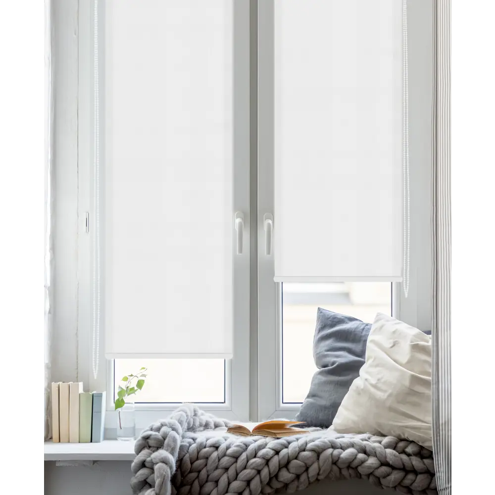 Штора рулонная Inspire Шантунг 40x160 см белая 82807400 STLM-2051487 - Вид №5