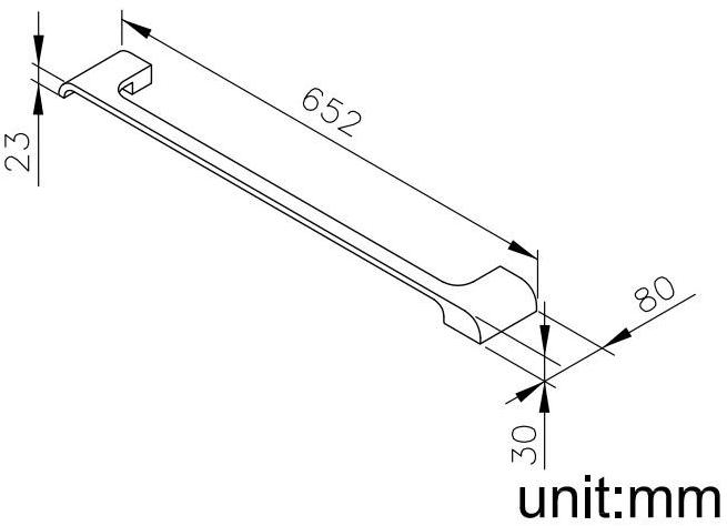 JUSTIME Вешалка для полотенец из алюминия Dragon sun-id-1364324 - Вид №2