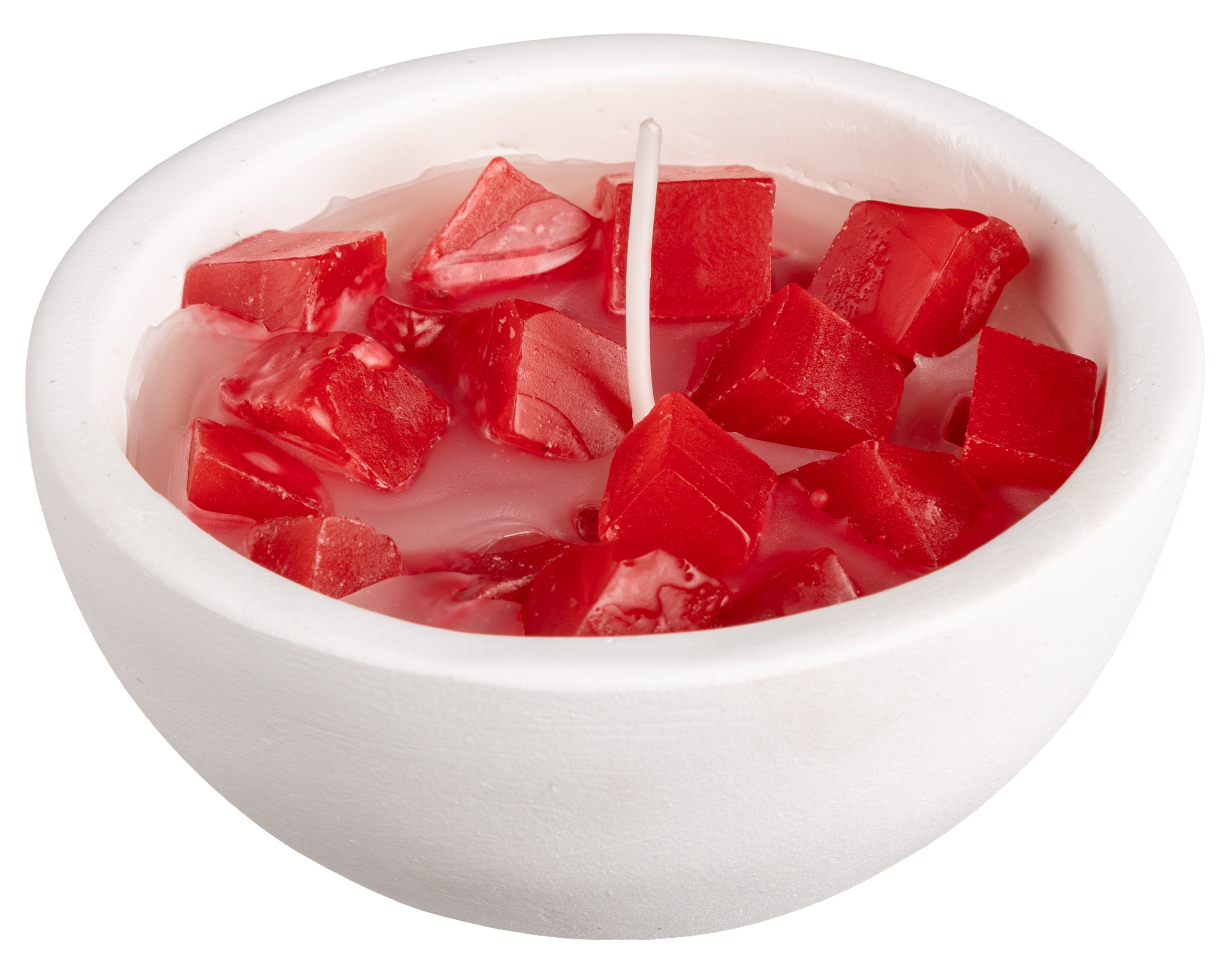 85883013 Свеча ароматизированная в гипсе Яблоко с корицей красная 6 см STLM-0065997 Santreyd 