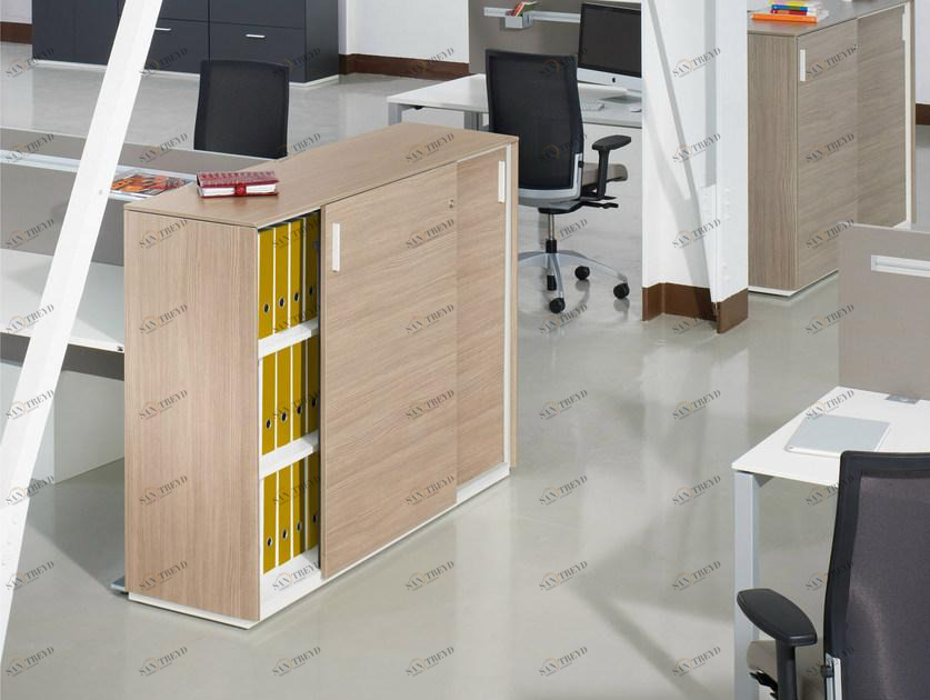 König Neurath Офисный шкаф из дерева с раздвижными дверцами Acta plus sun-id-1506253