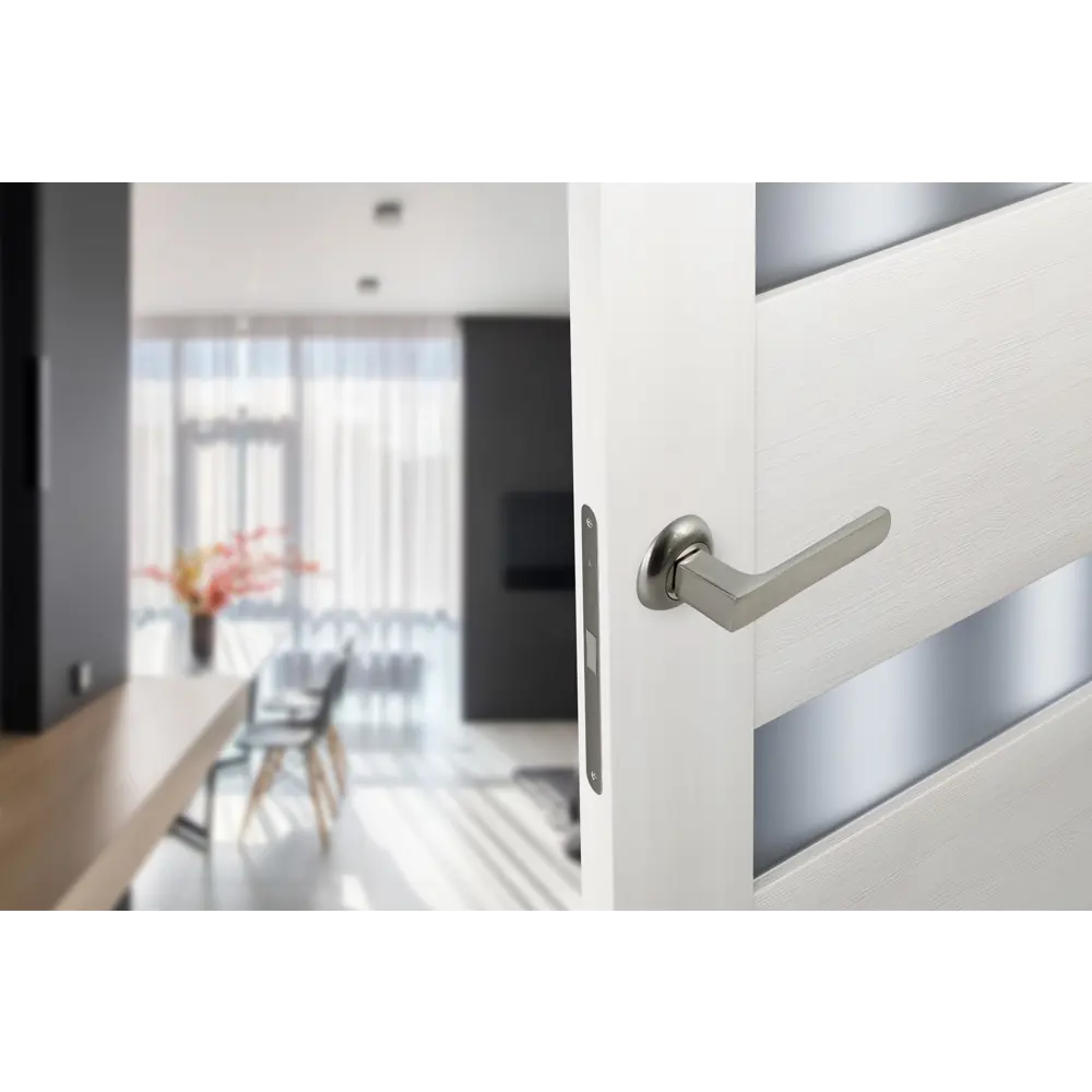 EDSON Дверные ручки EDS-11H-R1 в стильном никелевом исполнении 85168606 STLM-0059342 - Вид №5