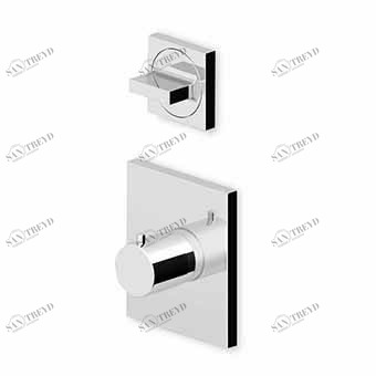 ZA5646 - R97810 - R97815 Встроенный термостатический смеситель для душа 1/2 "и переключатель на 2/3 с открытием / закрытием воды. Zucchetti Aguablu 