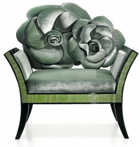 Sicis Кресло из ткани с подлокотниками Nextart