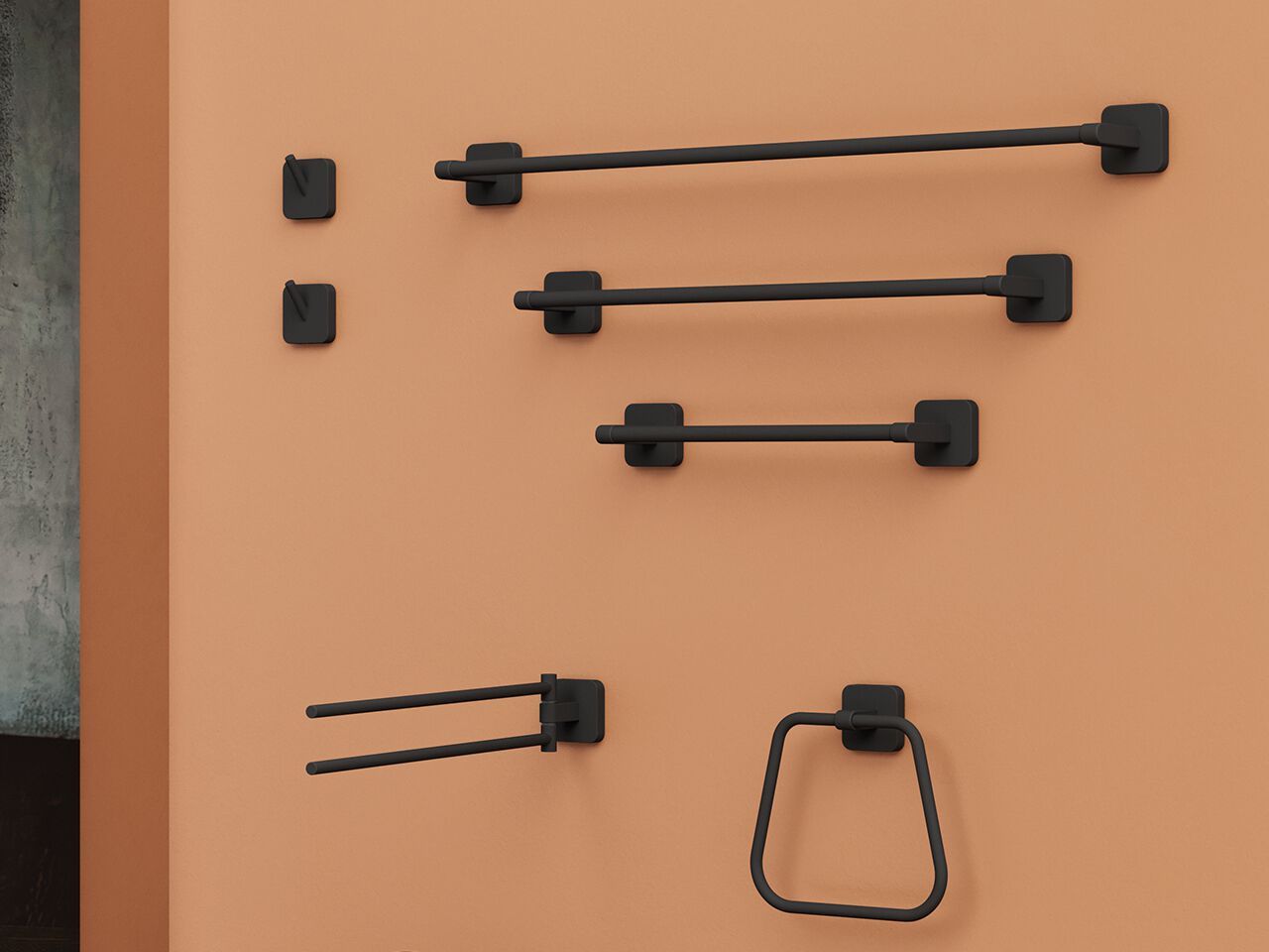 Вешалка для полотенец из нержавеющей стали GEDY Тонга ARCH-00032569 - Вид №5