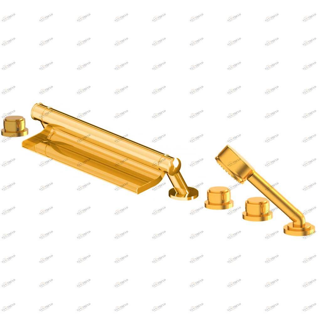 C29-3307 C29-3307 Смеситель на 6 отверстий на оправе АЛЬЯНС Cristal & Bronze ALLIANCE 