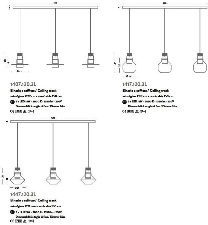 Cangini & Tucci Подвесной светильник из металлизированного боросиликатного стекла Auf sun-id-1427154 - Вид №7