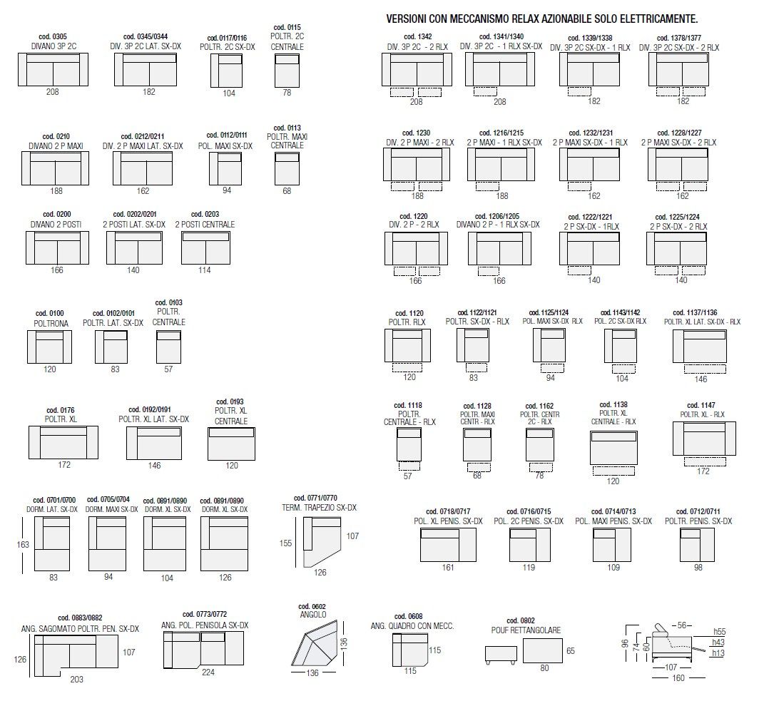 3-местный кожаный диван с электрическим движением Egoitaliano MARTINE ARCH-00044777 - Вид №2