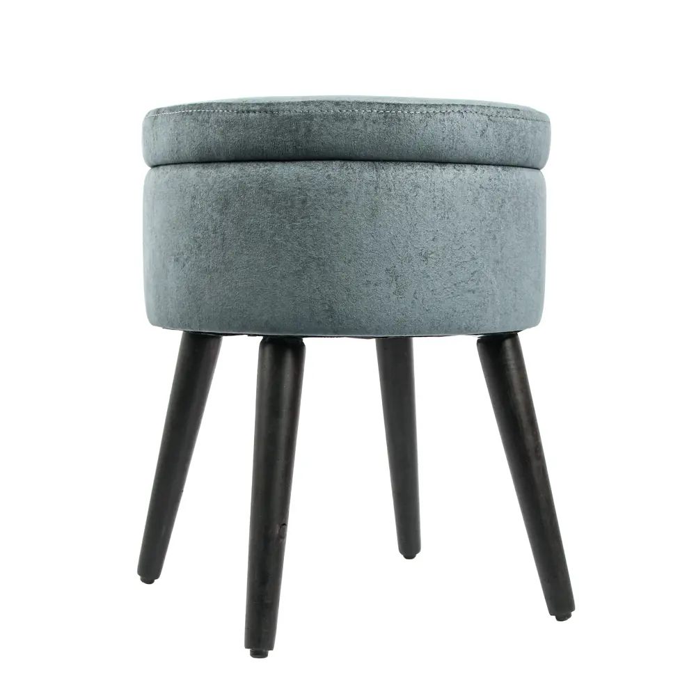 Santreyd Табурет Бета-10 Elza - Синий деревянный пуф для современного интерьера 89365222 STLM-1099582 - Вид №1