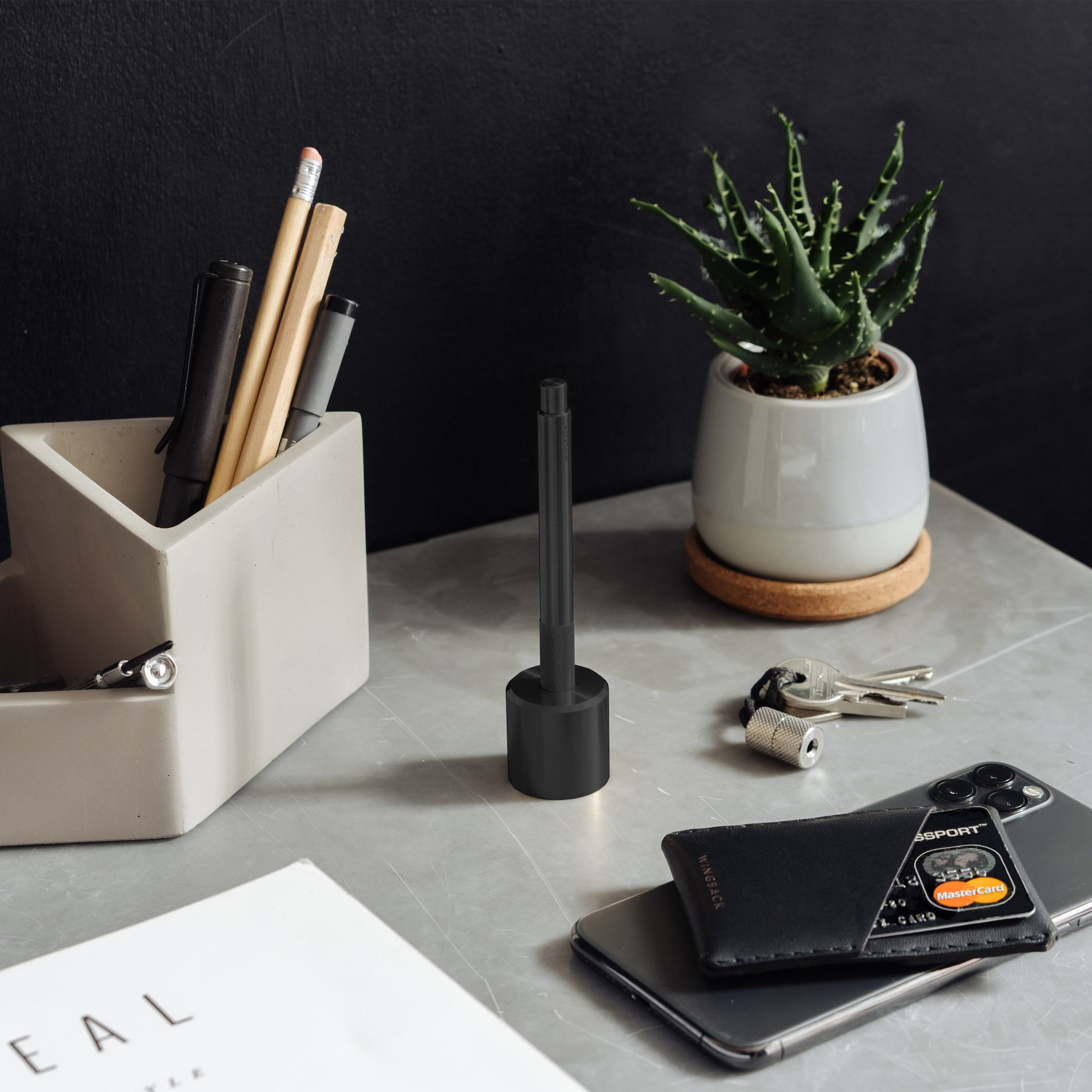 W207BST-5 Механический карандаш - черная сталь - 0,5 мм Wingback  - Вид №9