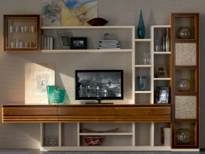 Cantiero Модульная стенка для хранения из массива дерева Elettra day El1032