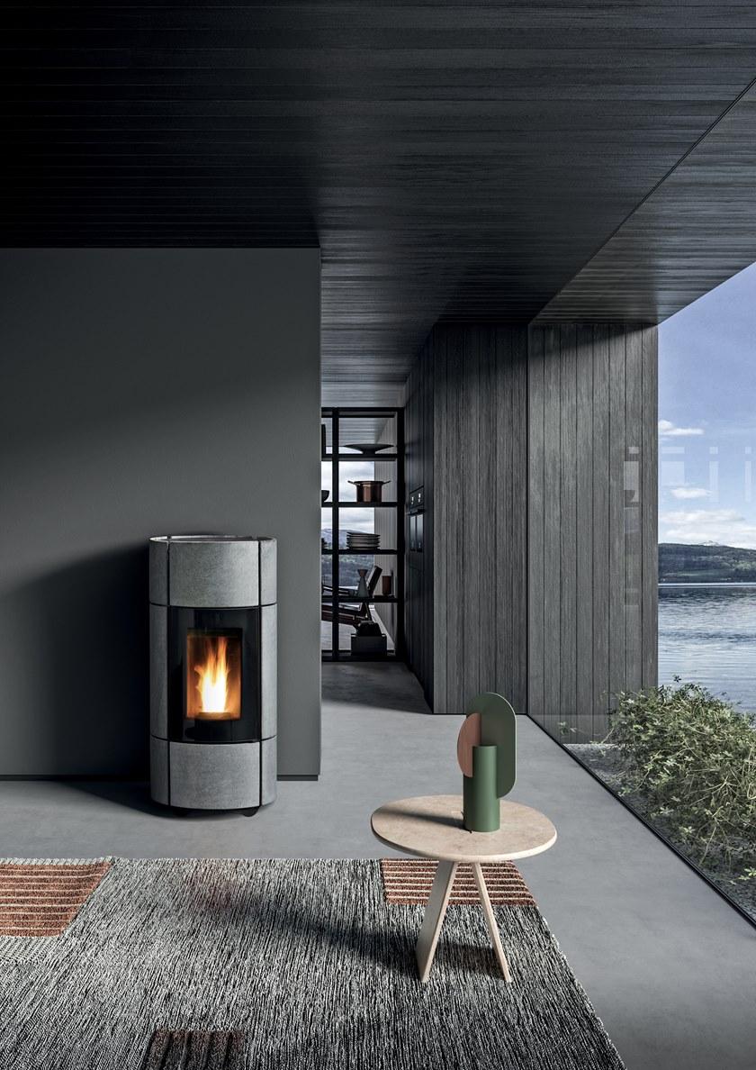 MCZ Центральная печь на гранулах из натурального камня Pellet sun-id-1439000 - Вид №1