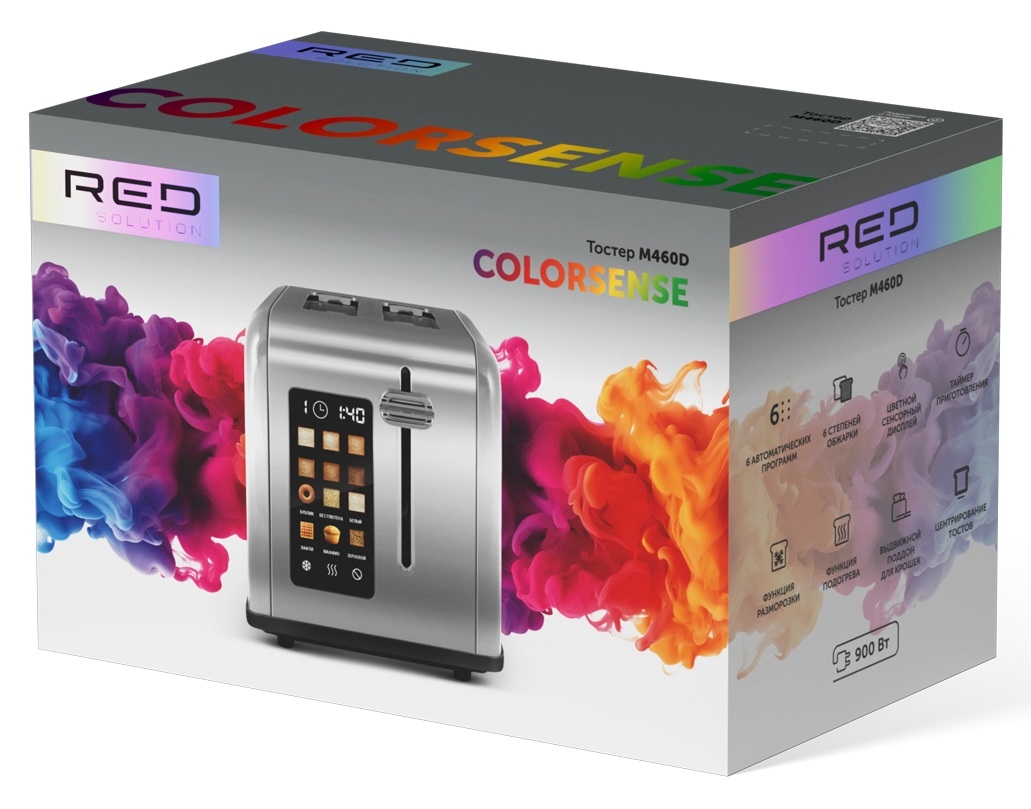 9240900 Тостер RED SOLUTION COLORSENSE M460D серебристый STDN-0083148 - Вид №5