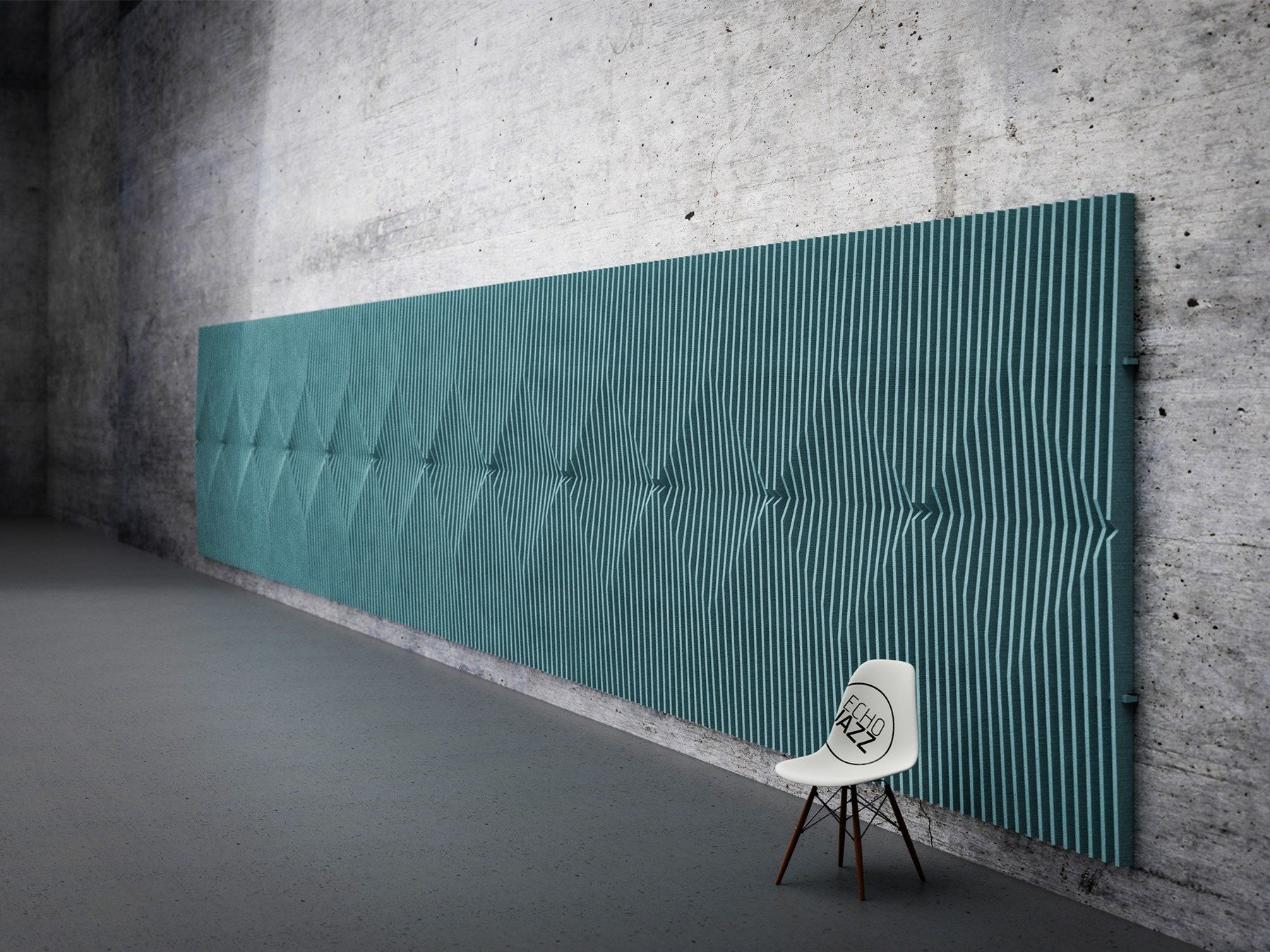 ПЭТ акустическая панель ECHOJAZZ ECHOBAFFLE® WALL ARCH-00049262