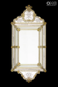 3632 ORIGINALMURANOGLASS Венецианское зеркало Виктус - муранское стекло OMG  см