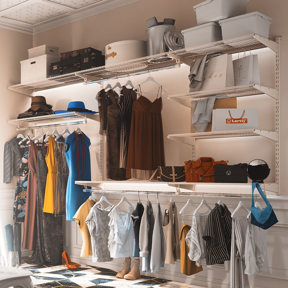 Кронштейн для перекладины , 30x30x100 мм, магнолия LJPS0417 Public Steel Россия  - Вид №2