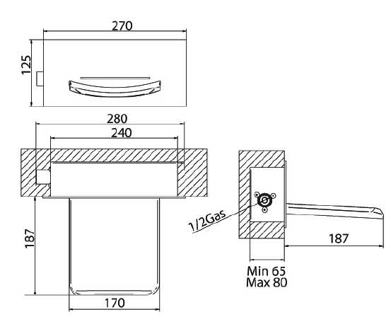 197290 Излив Bandini Arya Santreyd  - Вид №2