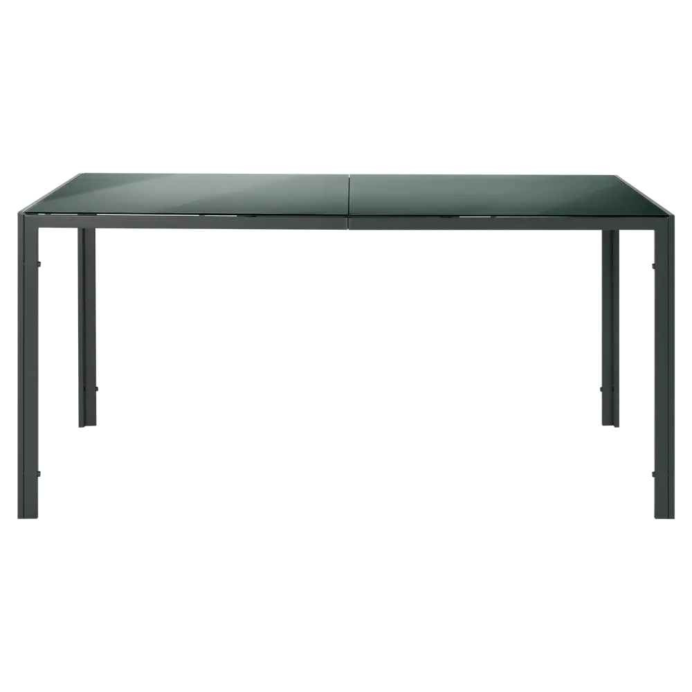 Садовый стол нераздвижной BEGINIA Tomari 150x80x73 см сталь темно-зеленый STLM-2146918 - Вид №6