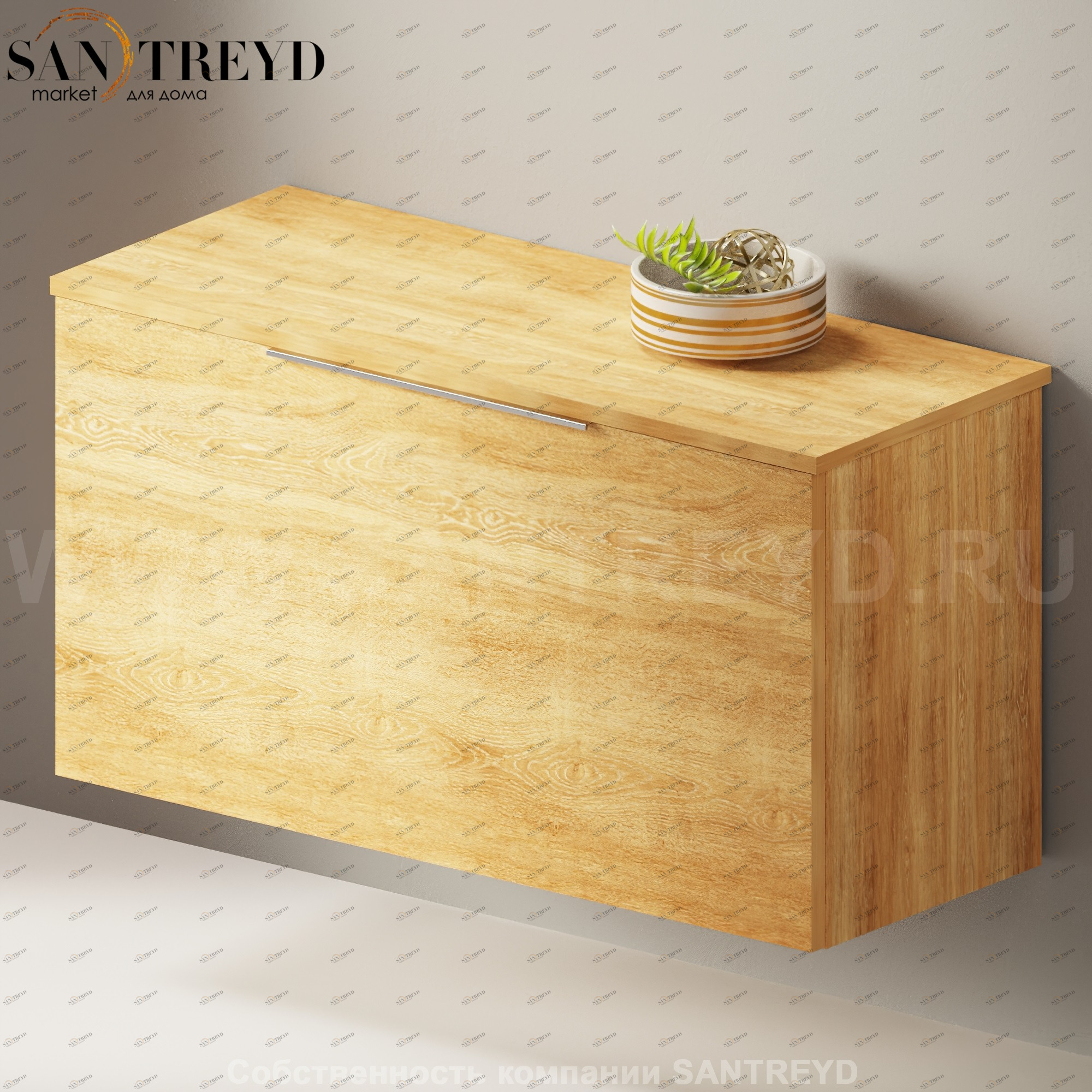 Flaminia BOX Настенная тумба 95 см с 1 ящиком BX430.WQ Ceramica Flaminia BX430WQ