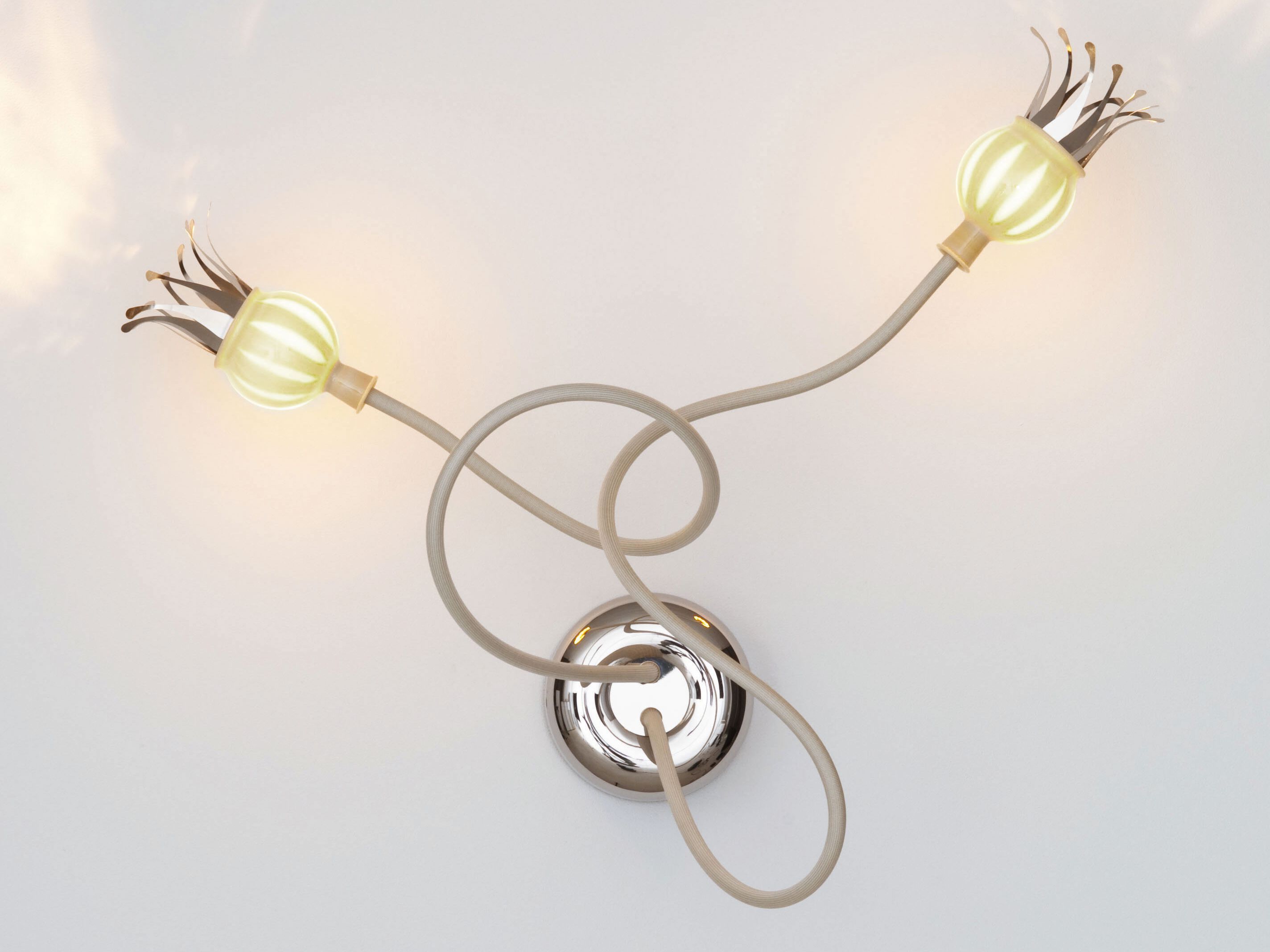 Алюминиевый и стеклянный настенный светильник с гибкой рукояткой serien.lighting POPPY ARCH-00006700 - Вид №15