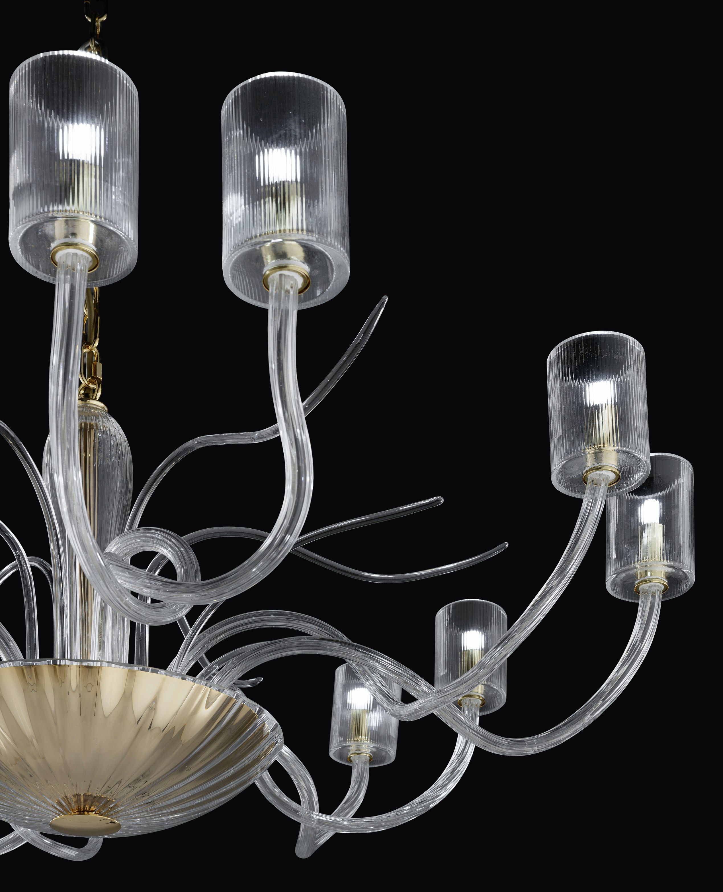 Стеклянная люстра Euroluce Lampadari INTRECCIO ARCH-00014750 - Вид №1